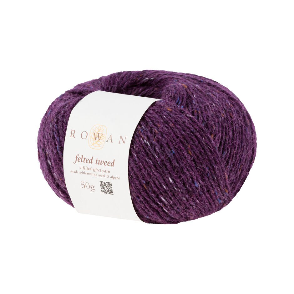 Rowan Felted Tweed - 151 Bilberry - 8 Ply - Alpaca - The Little Yarn Store