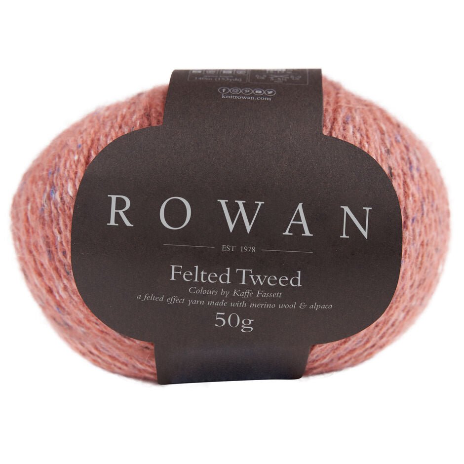 Rowan Felted Tweed - 212 Peach - 8 Ply - Alpaca - The Little Yarn Store