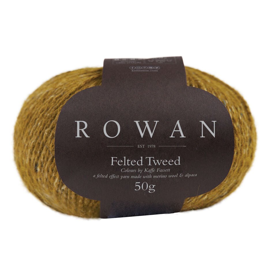 Rowan Felted Tweed - 216 French Mustard - 8 Ply - Alpaca - The Little Yarn Store