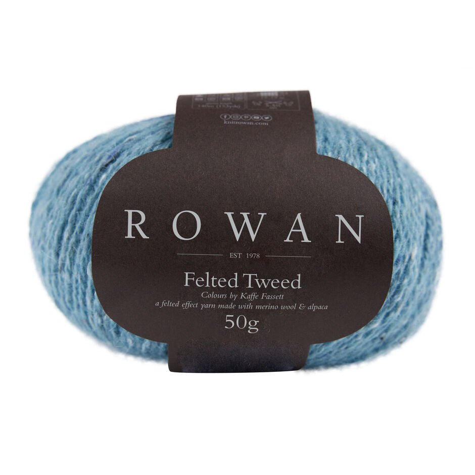 Rowan Felted Tweed - 218 Fjord - 8 Ply - Alpaca - The Little Yarn Store