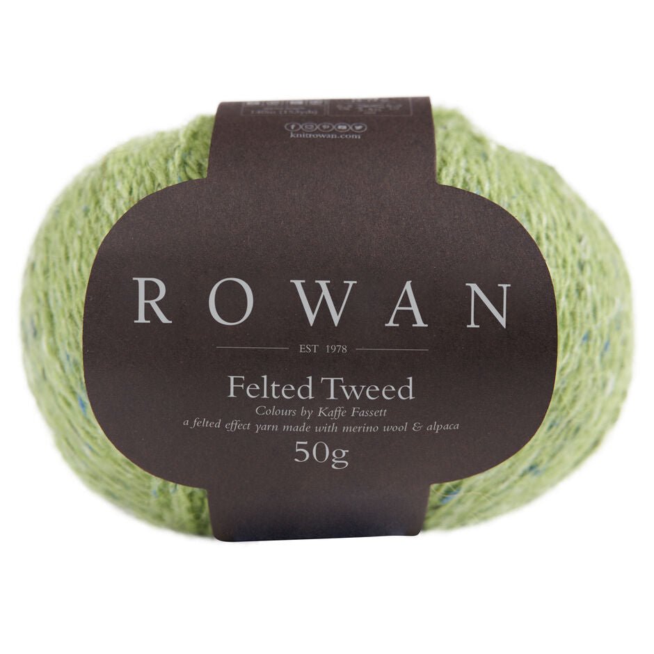 Rowan Felted Tweed - 213 Lime - 8 Ply - Alpaca - The Little Yarn Store