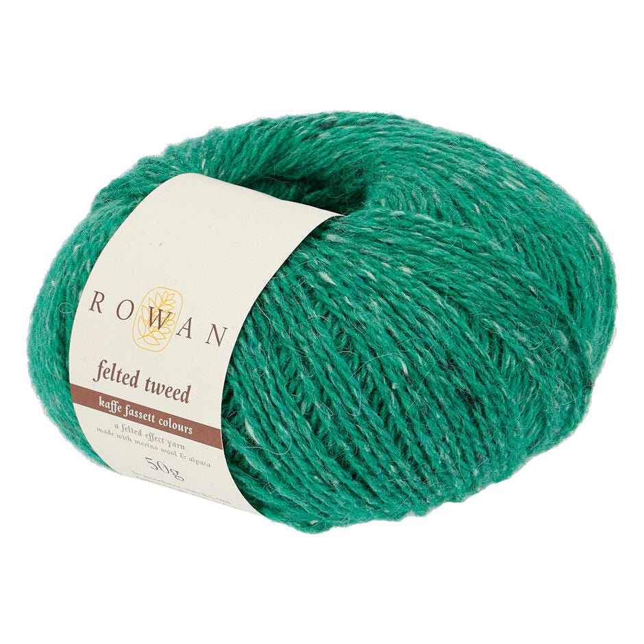 Rowan Felted Tweed - 203 Electric Green - 8 Ply - Alpaca - The Little Yarn Store