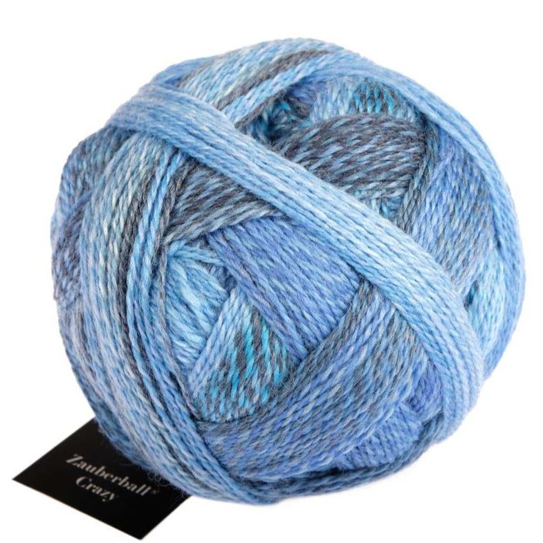 Schoppel-Wolle Zauberball Crazy - 2438 Indigo - 4 Ply - Nylon - The Little Yarn Store
