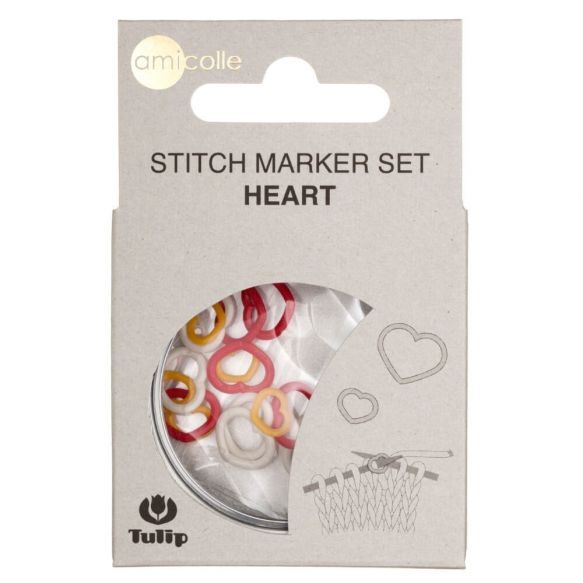 Tulip Heart Stitch Marker Set - Notions - Tulip - The Little Yarn Store